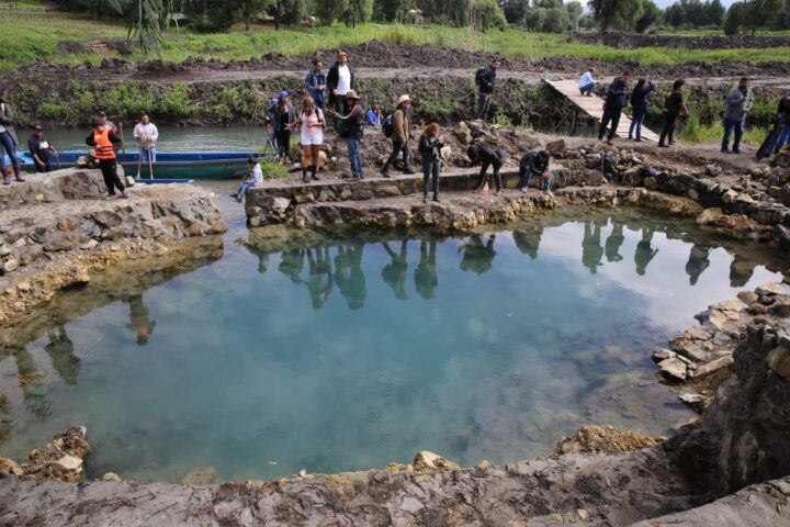 Manantiales de Urandén en lago de Pátzcuaro